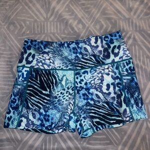 Constantly Varied Gear Blue Animal Print Women's Shorts